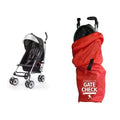 Black 3Dlite Stroller with Gate Check Bag J1777