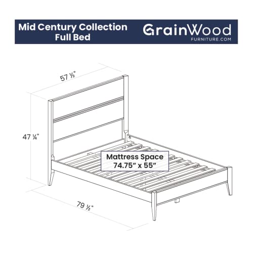 Queen Size Solid Wood Platform Bed D816322