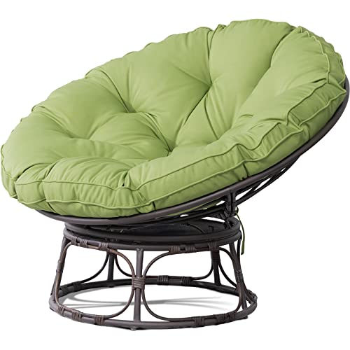 Blue Large Papasan Chair with Cushion and Frame F792698