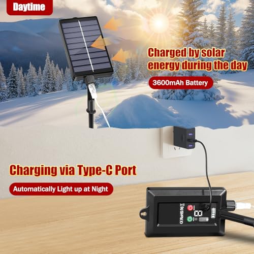 24PCS 240LED Solar Candy Cane Pathway Lights O28090