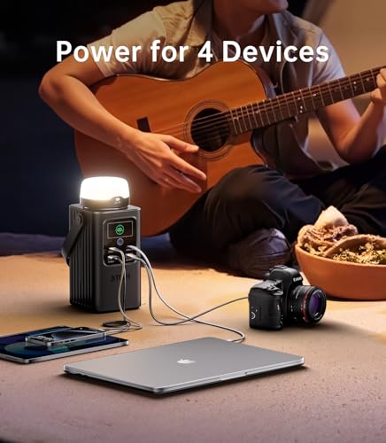 198.4Wh Portable Power Station with Detachable Light N476673
