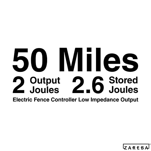 50 Mile Electric Fence Charger Y22148