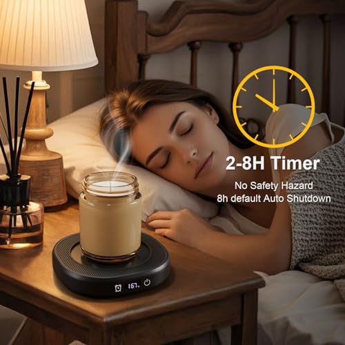 Electric Cup Warmer with Mug Set, 4-Temperature Setting F951571