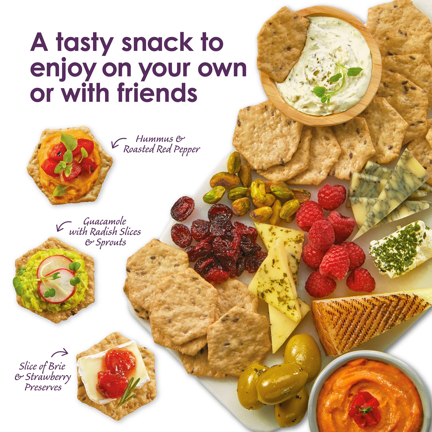Multi-Seed Gluten-Free Original Crackers, 4 Ounce (Pack of 12) N708