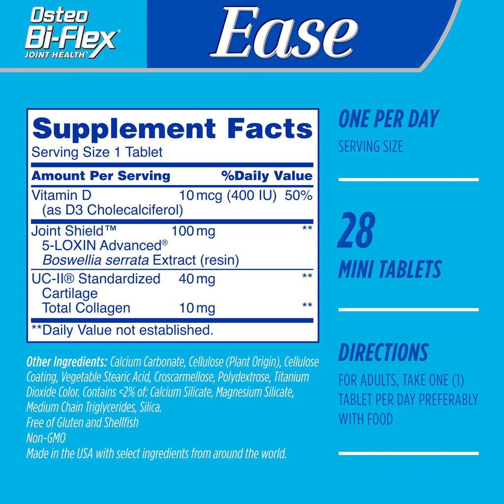 Joint Health Supplements, Mini-Tablets, 28 Count L6333