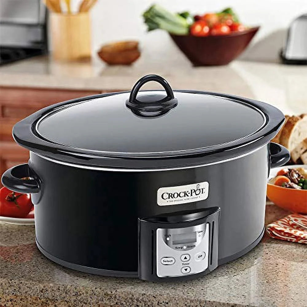 4 Quart Slow Cooker, Black H799