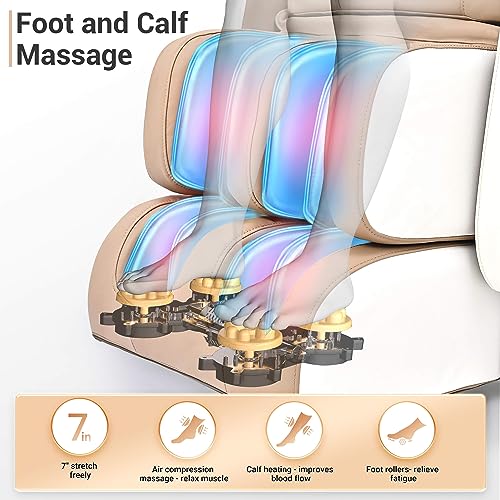Full Body Zero Gravity Shiatsu Massage Chair with Heat D28838