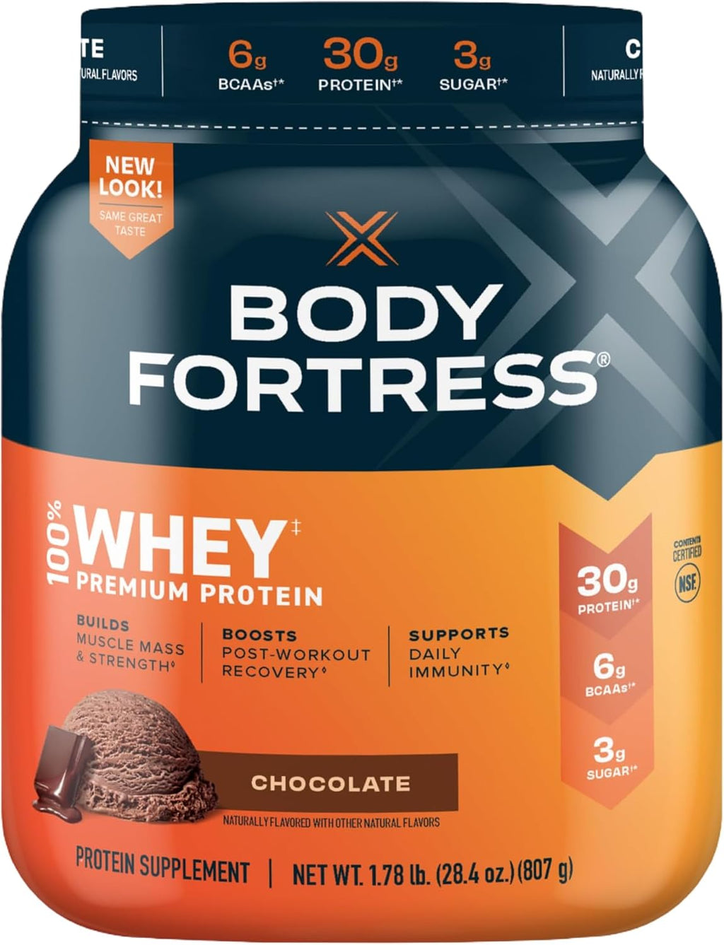 Vanilla and Chocolate Whey Protein Powder, 1.74lbs and 1.78lbs F68457