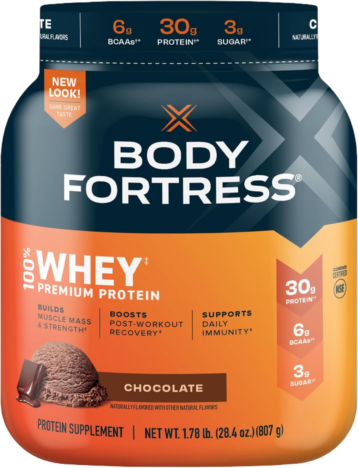 Vanilla and Chocolate Whey Protein Powder, 1.74lbs and 1.78lbs F68457