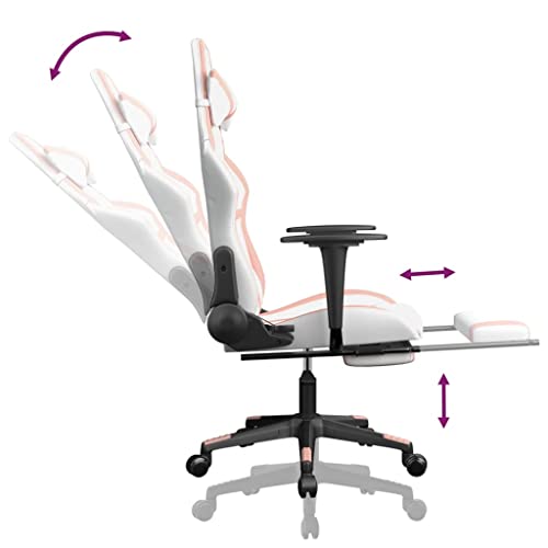 Black and Camouflage Faux Leather Gaming Chair with Footrest G185765