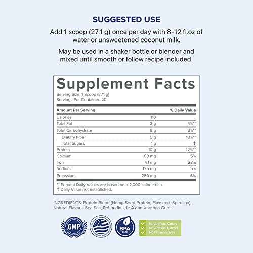 Vanilla Plant Protein Blend, 20 Servings F870