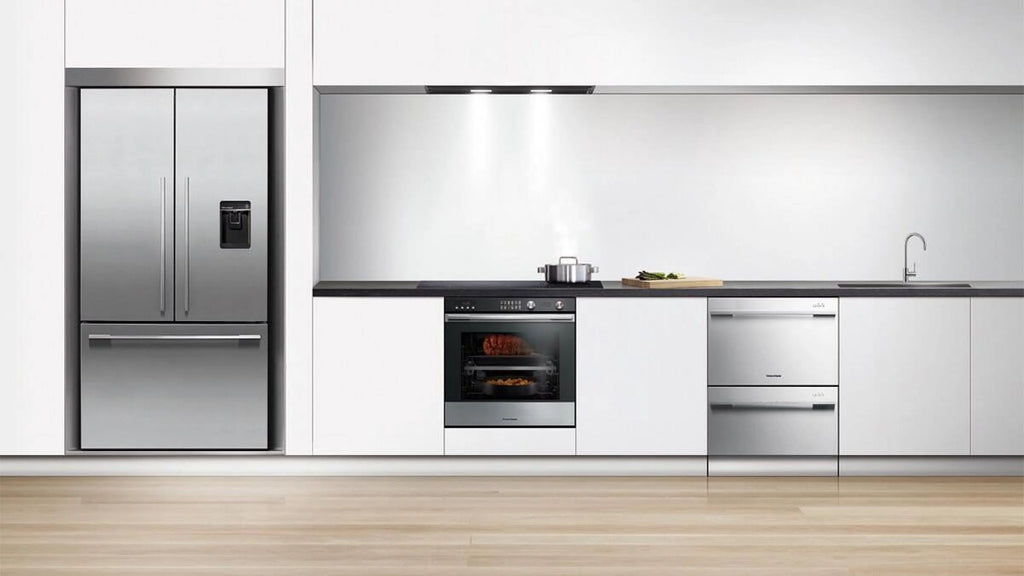 36 Inch Freestanding Counter Depth French Door Refrigerator in Stainless Steel P3676