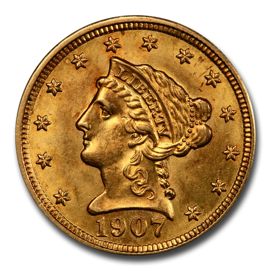 $2.50 Liberty Gold Quarter Eagle MS-63 V940