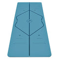 Travel Yoga Mat with Alignment System, Non-Slip, Eco-Friendly, Natural Rubber Y93995