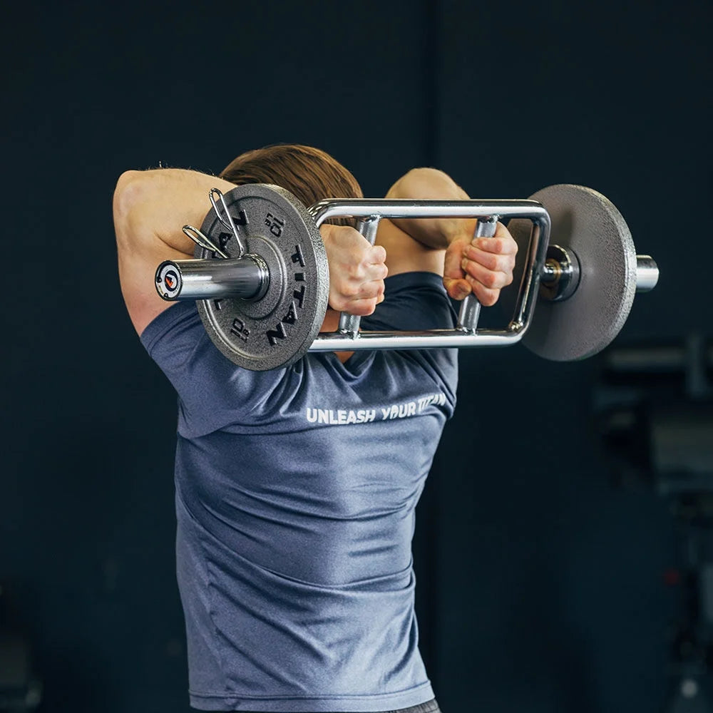 Chrome Finish Olympic Triceps Bar U1889
