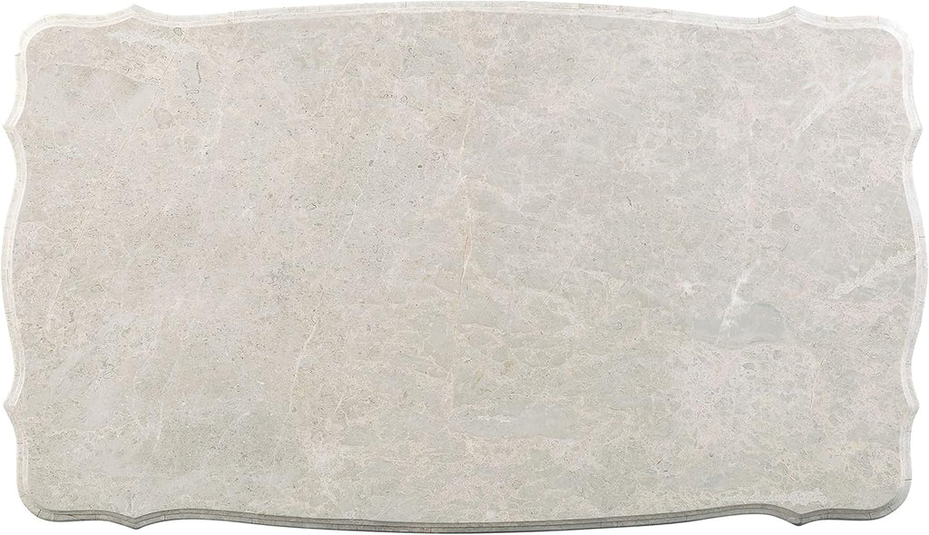 Wooden Coffee Table in Marble and Antique Oak H80314