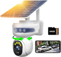 Wireless Solar Outdoor Security Camera with Full Color Night Vision and 64G SD Card R4253