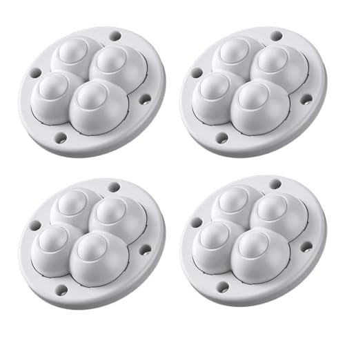4-Pack Black Rotating Caster Wheels T983