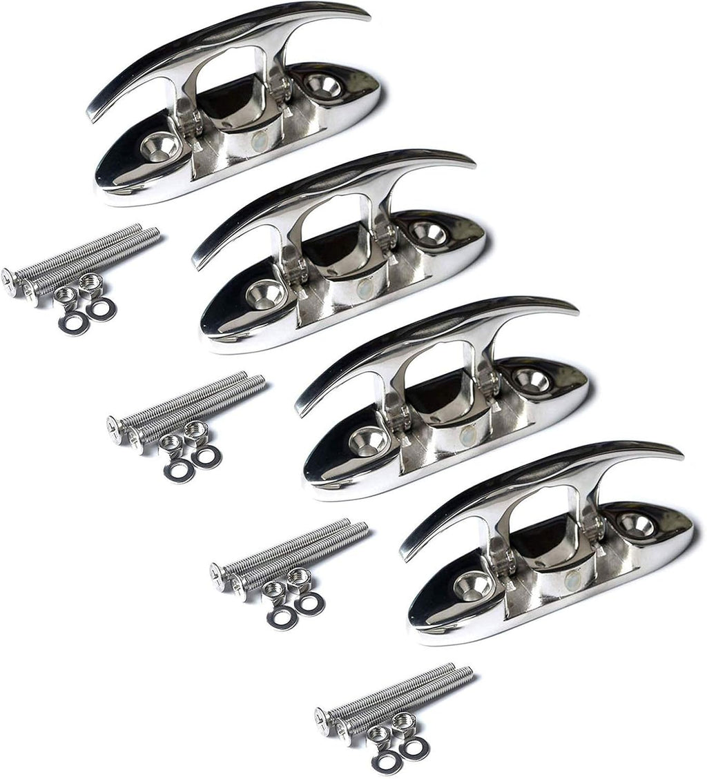4-1/2" 316 Stainless Steel Folding Cleat Pack of 2 D5177