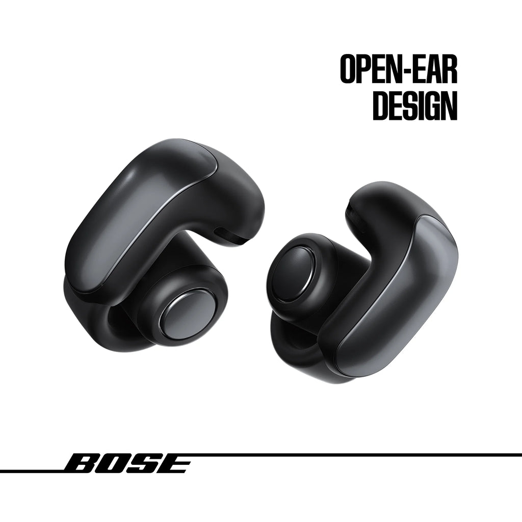 Open Ear Bluetooth Wireless Earbuds with Charging Case Black H2424