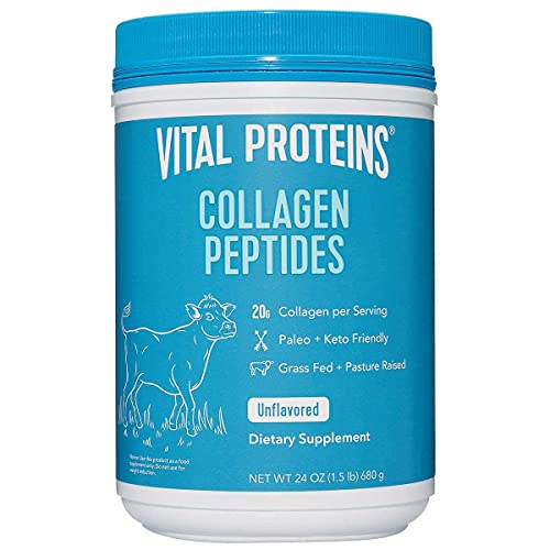 Unflavored Collagen Peptides Dietary Supplement, 24 Oz U2387