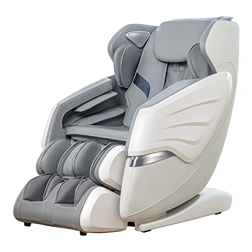 White Full Body Massage Recliner Chair J5574