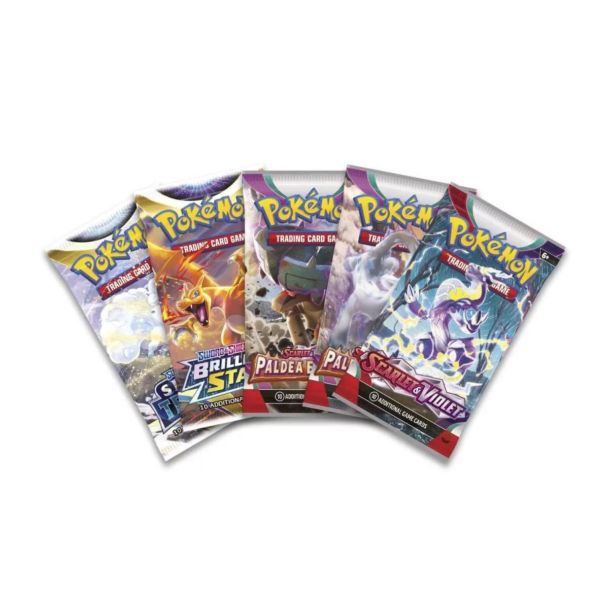 5 Booster Packs Promo Foil Card Tin Y894