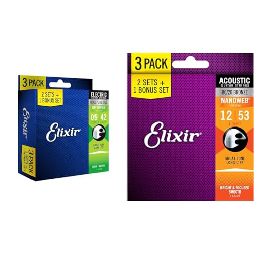 Light Coated Nickel Electric Guitar Strings (.010-.046) Y2445