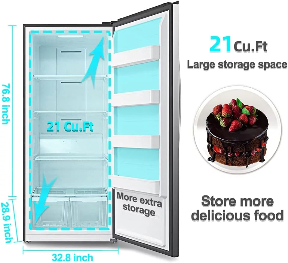 21 Cu.ft. Upright Convertible Freezer/Refrigerator Q95147