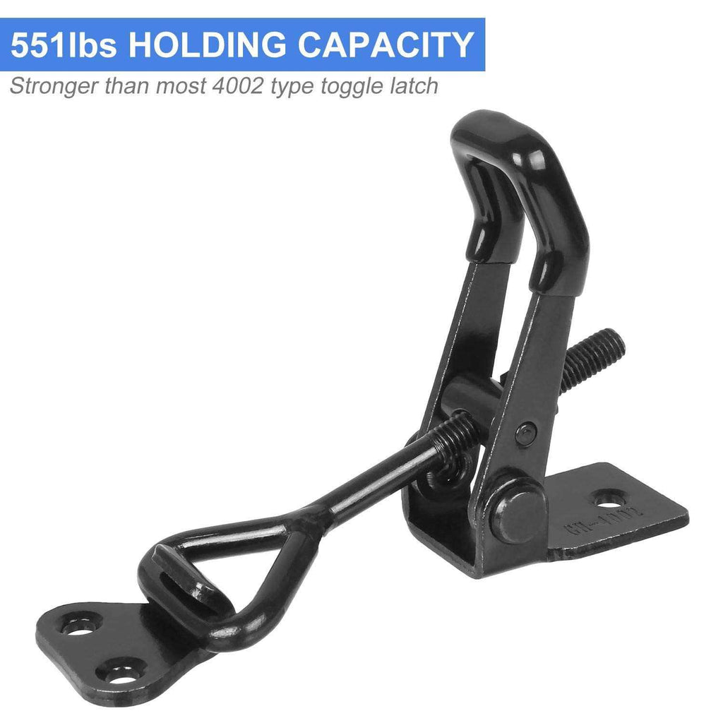 Black Toggle Latch Clamp 6Pcs Heavy Duty Adjustable Toggle Clamp I816711