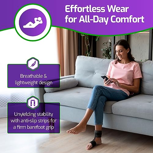 Adjustable Drop Foot Brace AFO Ankle Foot Orthosis T464411