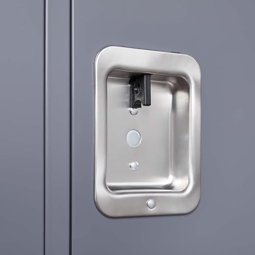 Grey 6 Door Locking Metal Storage Cabinet, 72in I844551