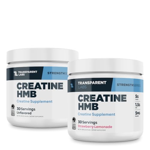 Creatine HMB 30 Servings Strawberry Lemonade & Creatine HMB 30 Servings Unflavored T56221
