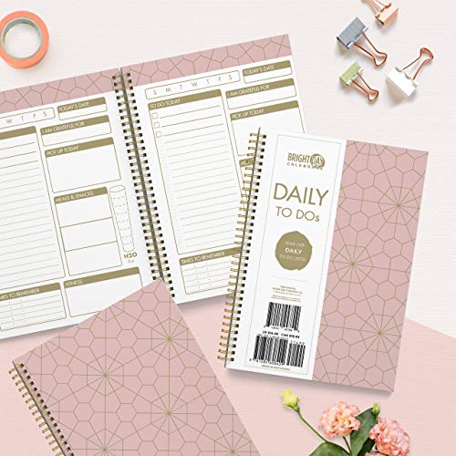 Blue Gold Geometrics Undated To Do List Notebook M44356