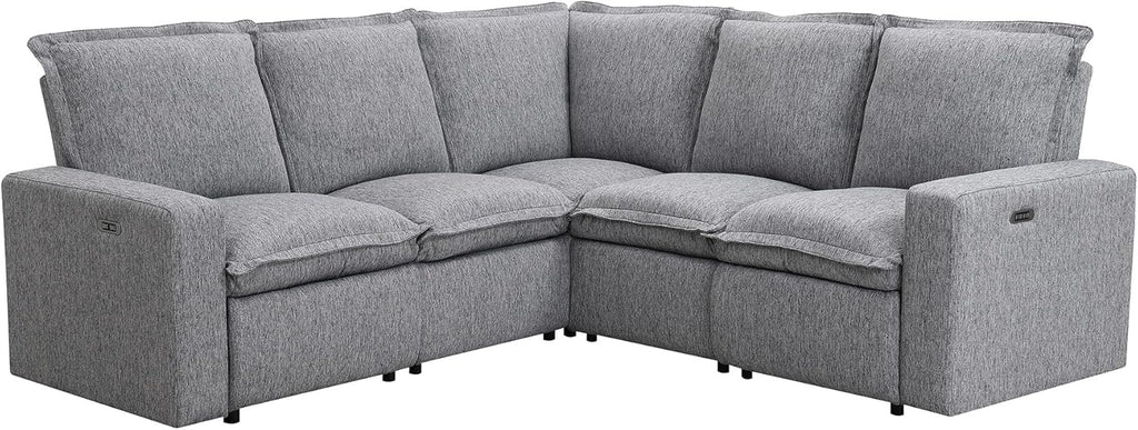 Modular Sectional Sofa with Power Recliner and USB Port Z74818