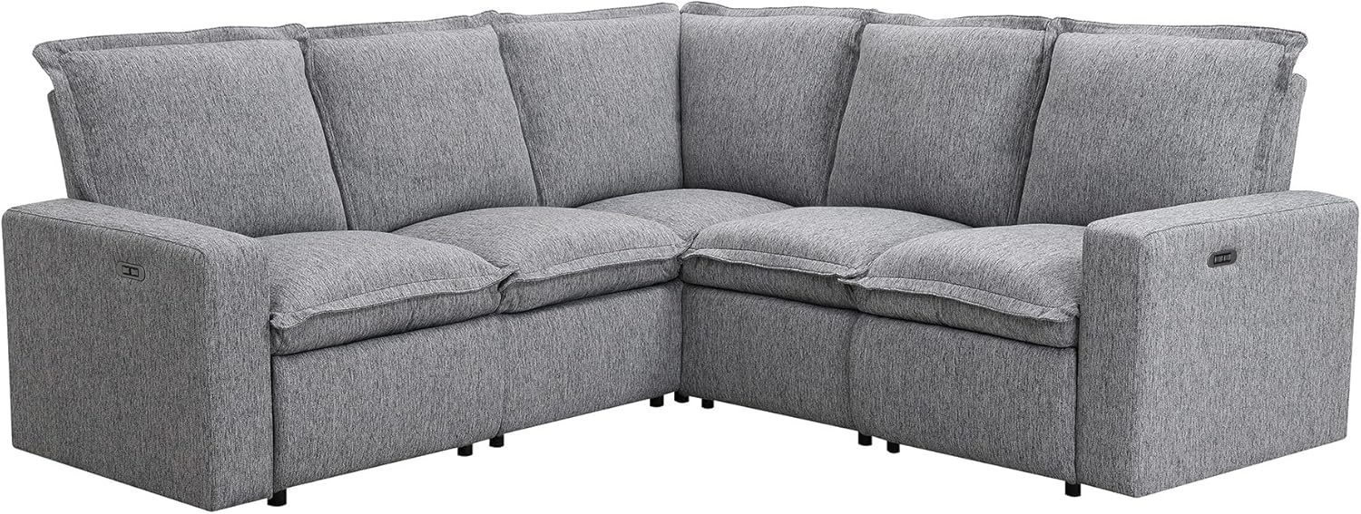 Modular Sectional Sofa with Power Recliner and USB Port Z74818