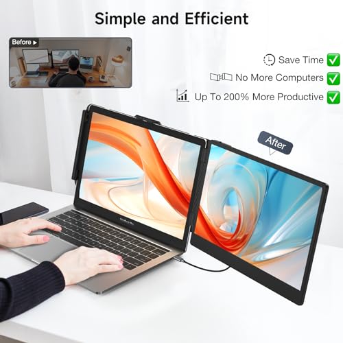14'' Portable 1080P FHD IPS Laptop Monitor P6925