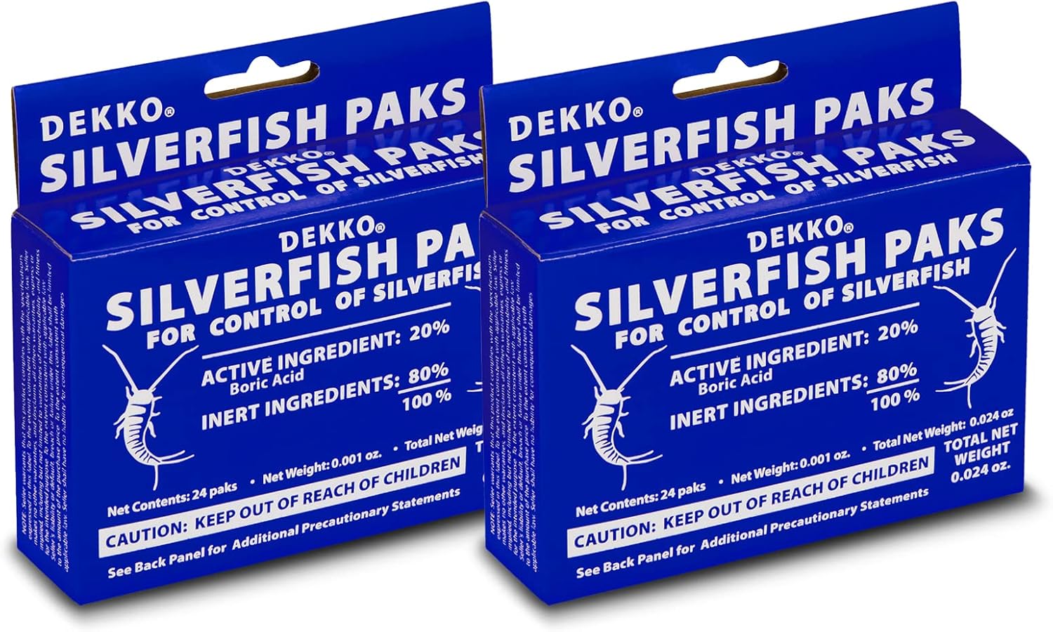 Silverfish Paks Pack of 2 L628