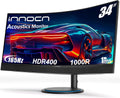 34" Curved Ultrawide Gaming Monitor 3440 x 1440p 165Hz Black P34512