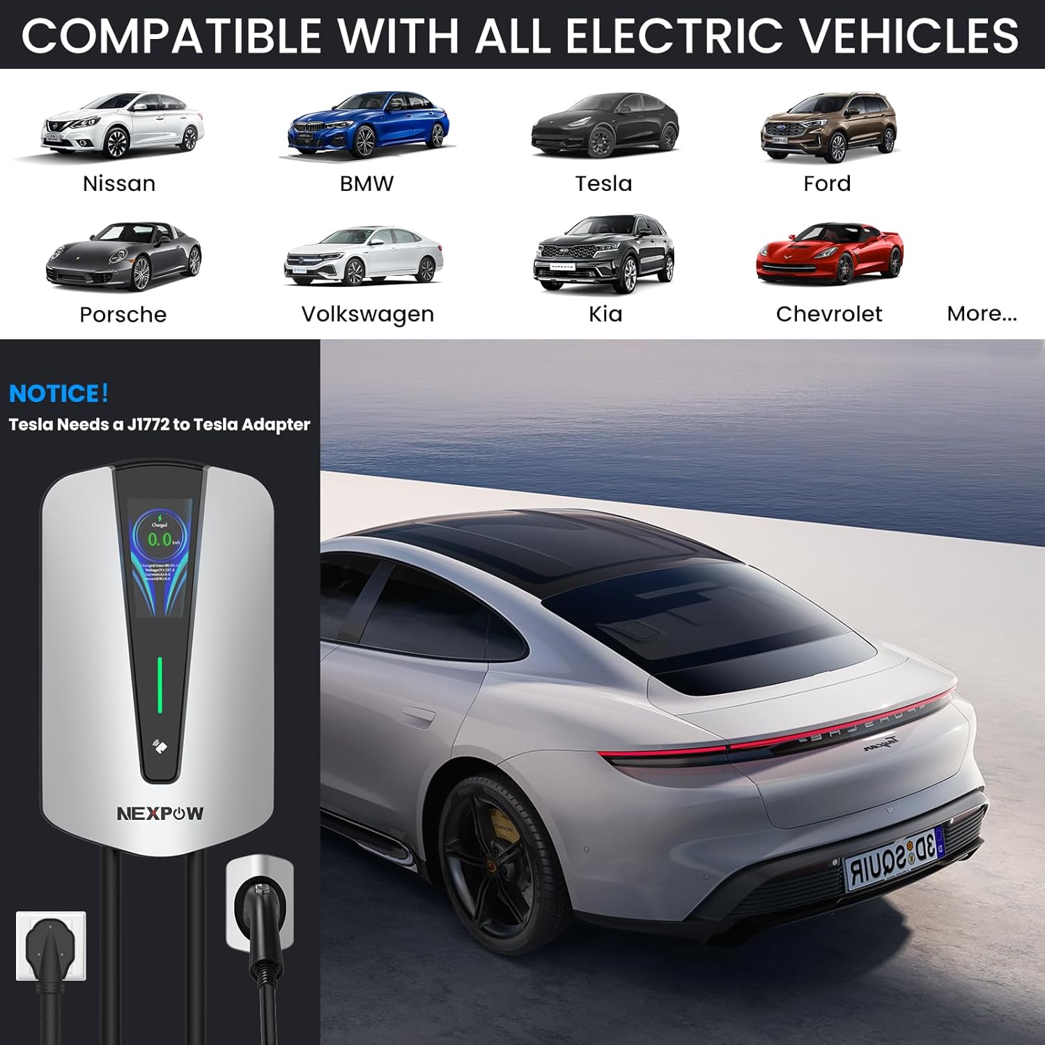 Level 2 EV Charger with 25FT Cable M695699