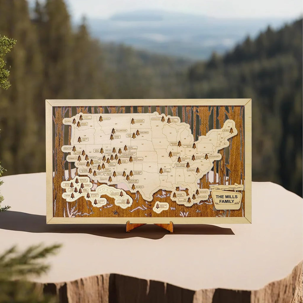 National Parks Map W242565