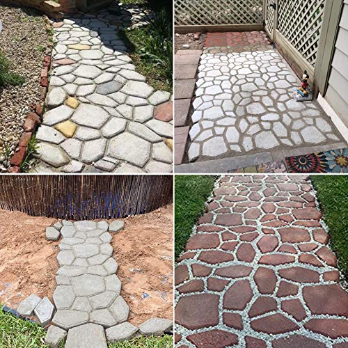 2 Packs 18.9 x 18.9 x 1.8 inch Concrete Stepping Stone Mold I519446