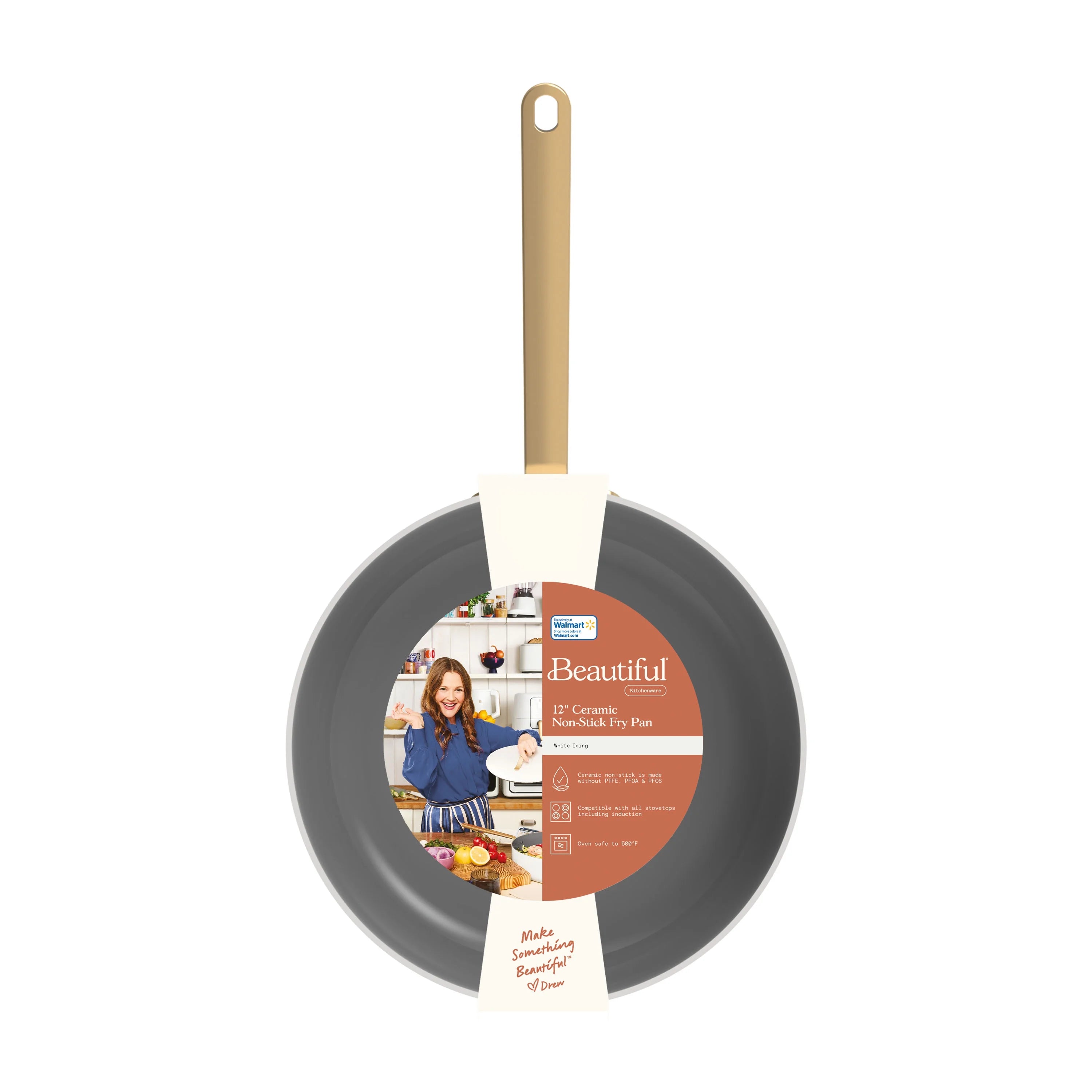 12 inch Ceramic Non-Stick Fry Pan U5629
