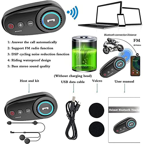 Modular Flip Up Full Face Motorcycle Helmet with Bluetooth Headset Dual Visors DOT ECE Approved T110373