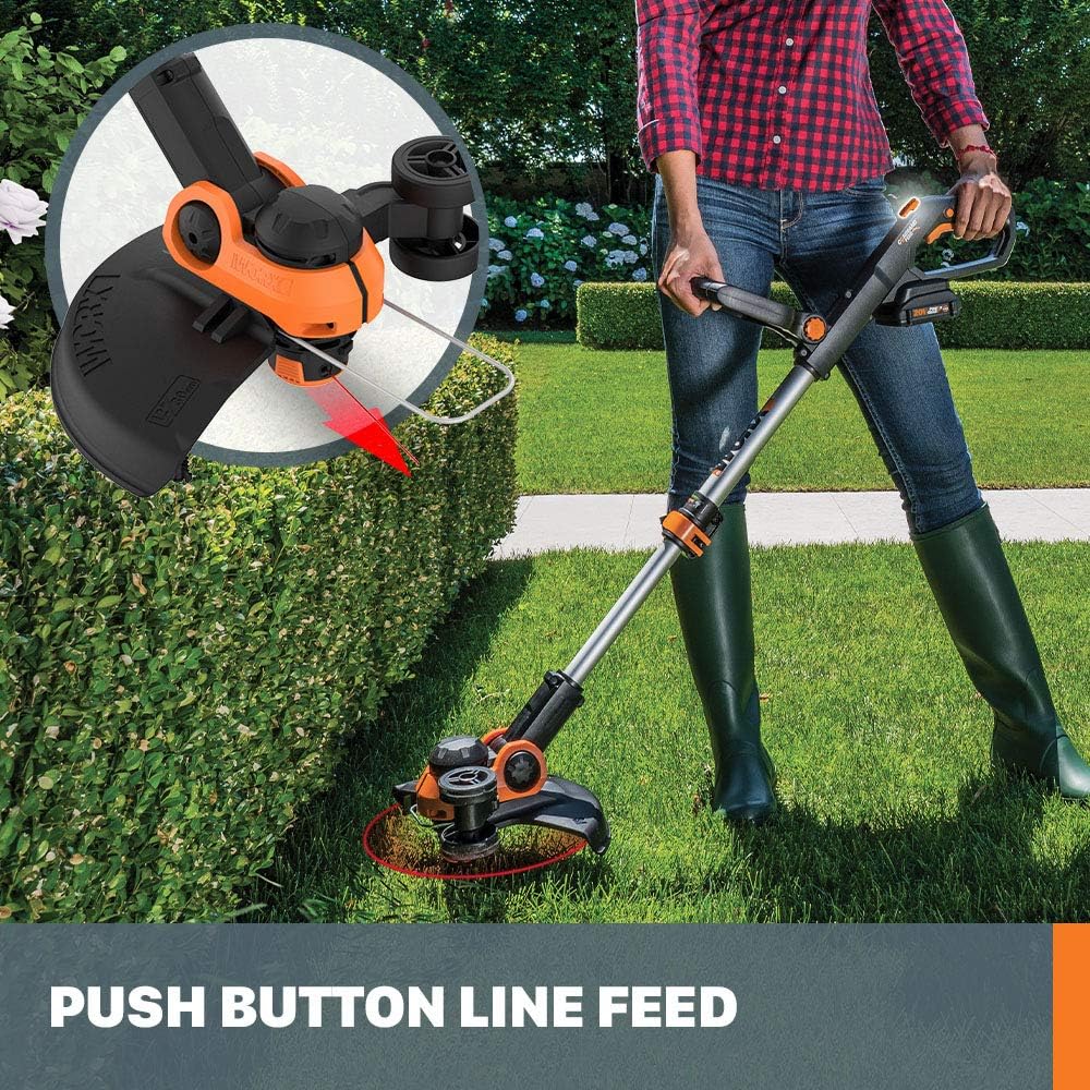 20V Power Share Lawn Mower and Grass Trimmer V347