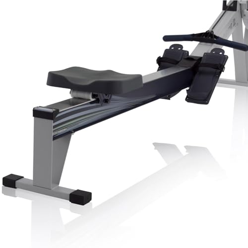 Indoor Rowing Machine with PM5 Monitor, Adjustable Air Resistance (Gray) N57008