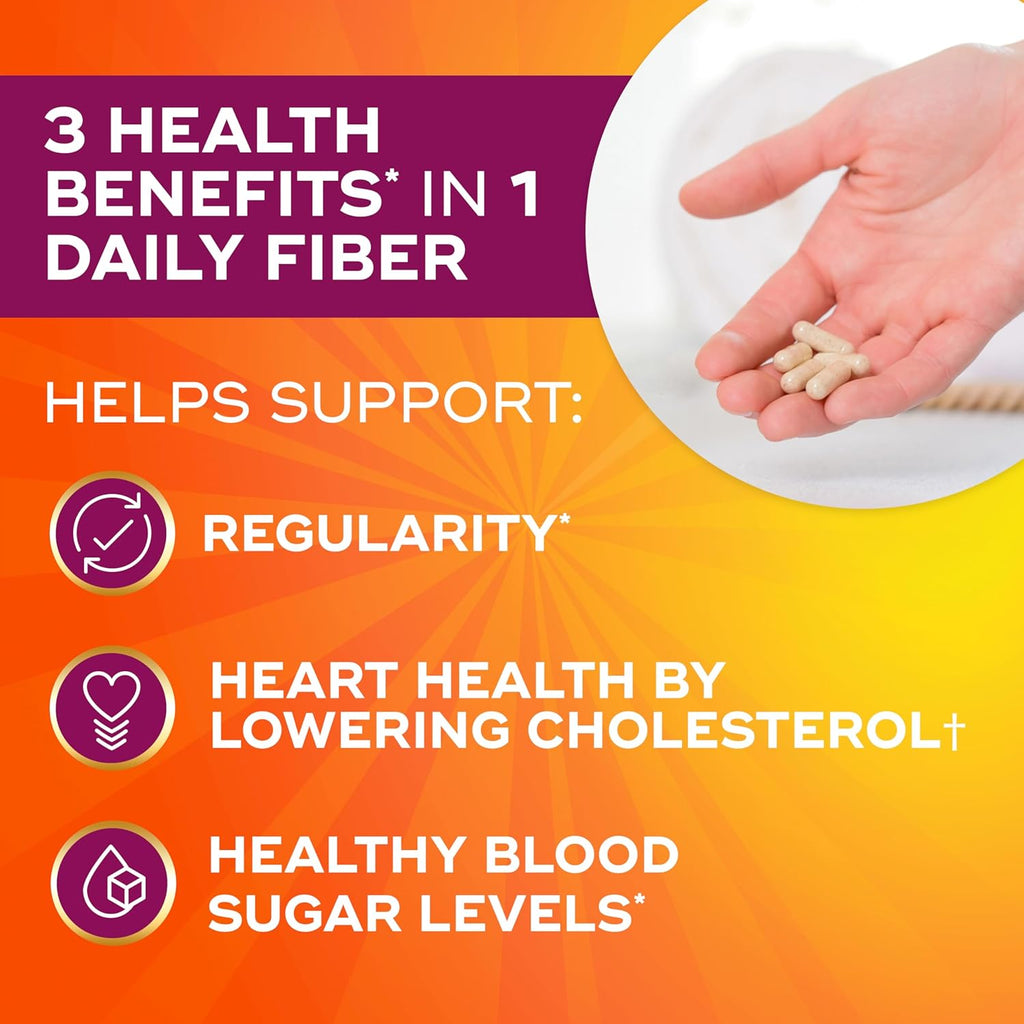 300ct Psyllium Husk Fiber Capsules B33164