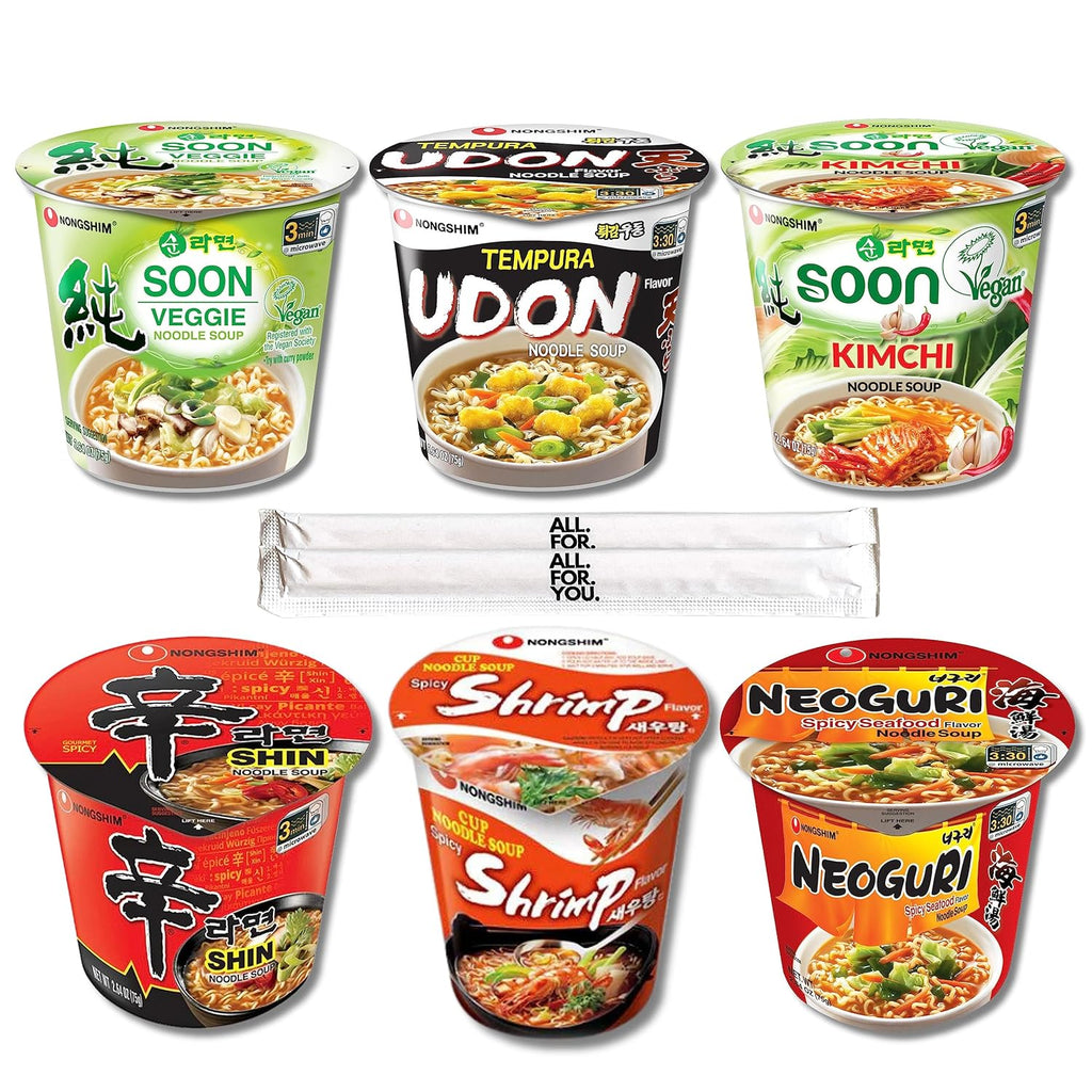 6 Flavor Variety Cup Noodle Combo 6 pack Y165392