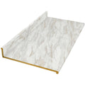 8 ft. White Laminate Countertop H1080
