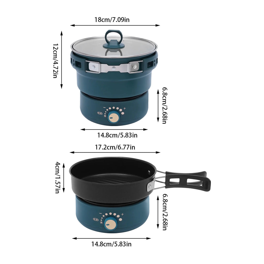 1.6L Green Electric Hot Cooker Pot J26530